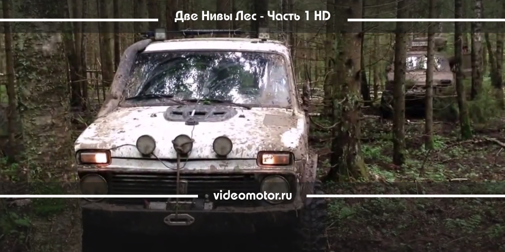 Нива видео: Две Нивы в Лесу / HD 24:44 Минуты